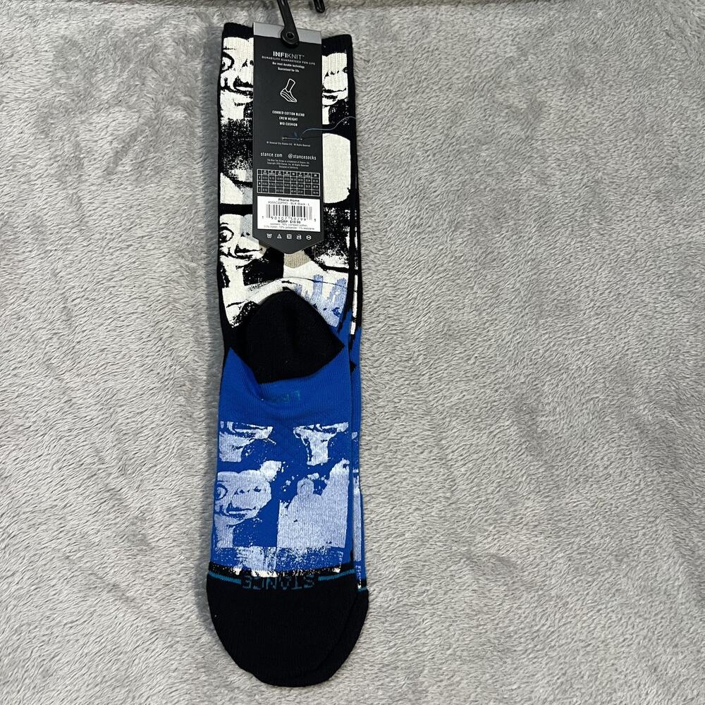 Stance E.T. Socks Mens Large Glow in the Dark Infiknit Phone Home Movie Novelty - Picture 3 of 4